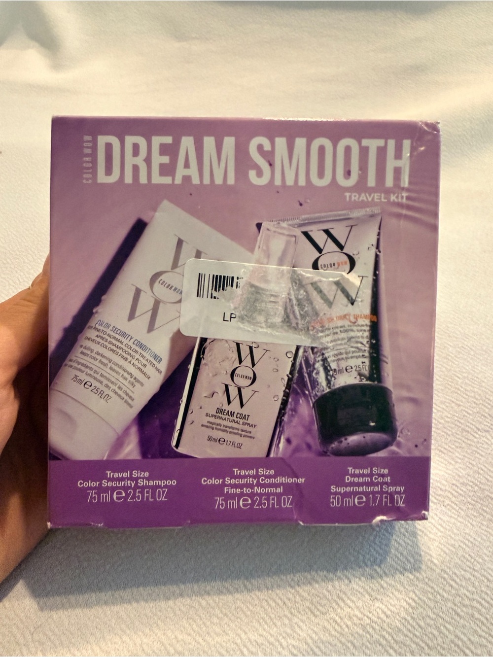 NEW COLOR WOW Curl Wow Dream Smooth Travel Kit Starter Shampoo Conditioner Coat